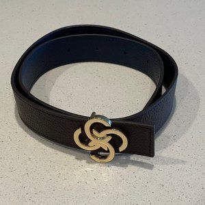 India Hicks Reversible Legacy Belt with 'C' Initial Legacy Buckle
